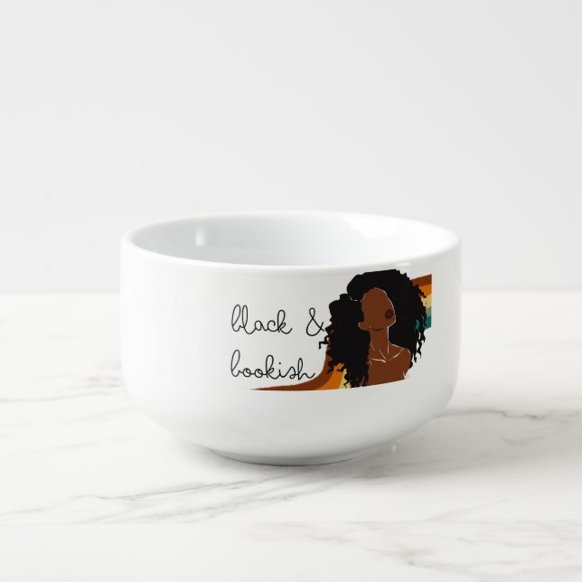 Book Lover Soup Bowl (Front)
