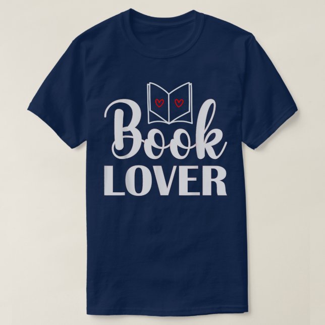 Book Lover  T-Shirt (Design Front)