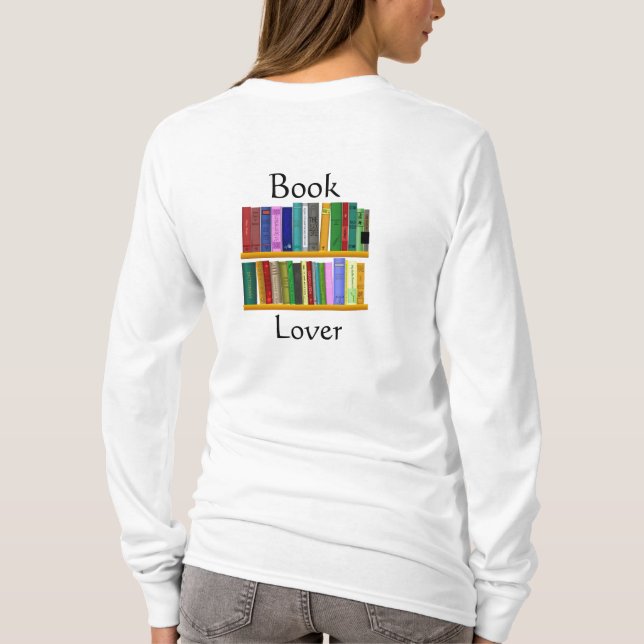 Book Lover T-Shirt (Back)