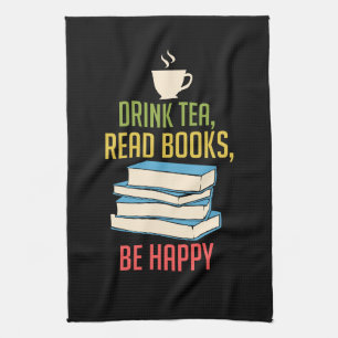 Book Lover - Tea Books Happy Kitchen Towel