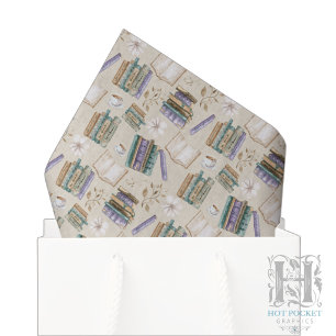 Book Lover Tissue Paper in Cream