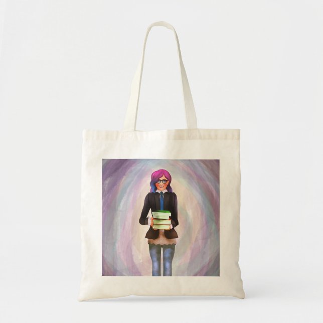 Book lover tote bag (Front)