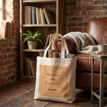 Book Lover Tote Bag