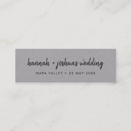 Book Lover Wedding | Favor Mini Bookmark Card