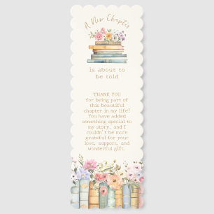 Book Lover Wildflowers Graduation Bookmarks