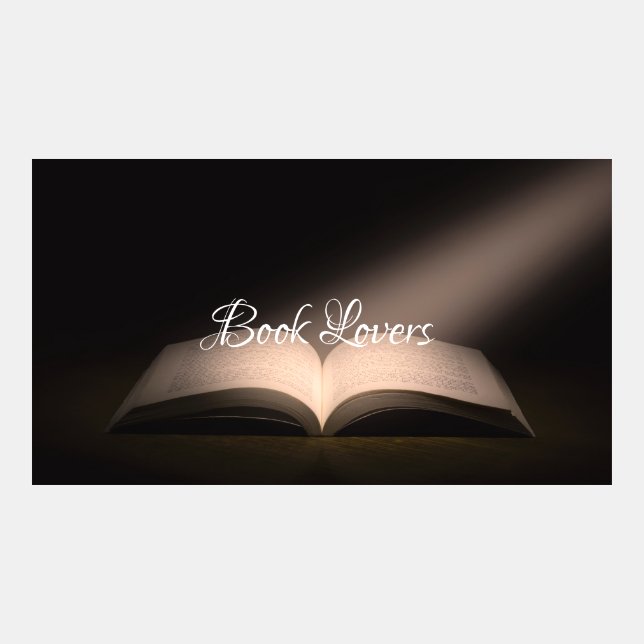 Book Lover YouTube Banner (Front)