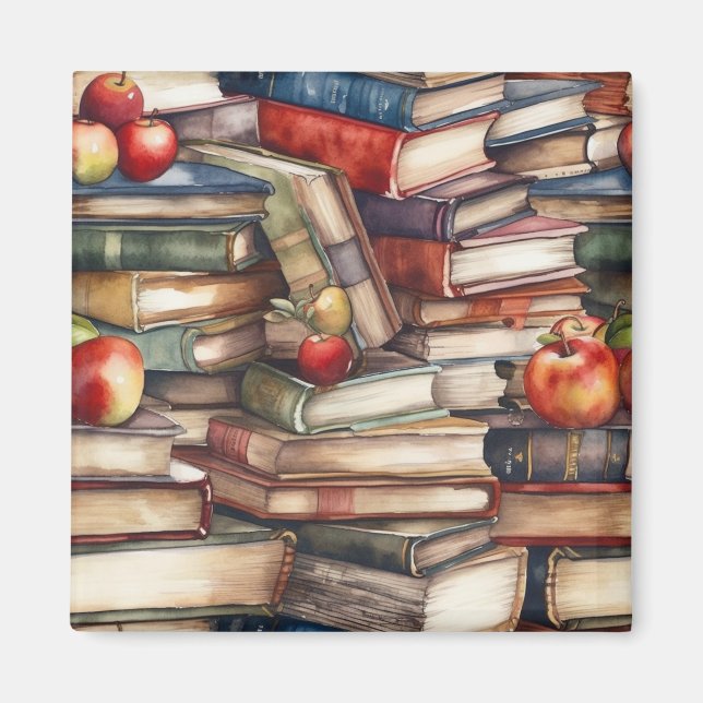 Book Lovers and Teachers Magnet (Front)