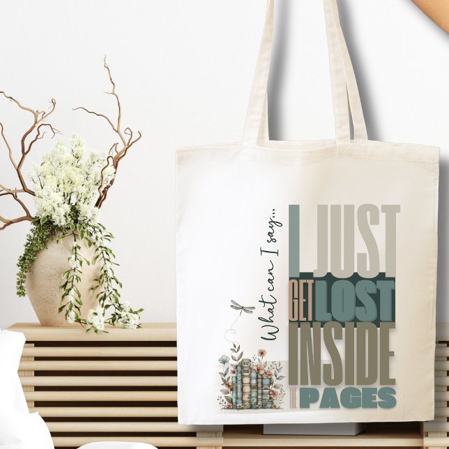 Book Lovers Author Signatures Convention Tote Bag (Book lovers author signature tote bag for book convention or book club with personalized back)