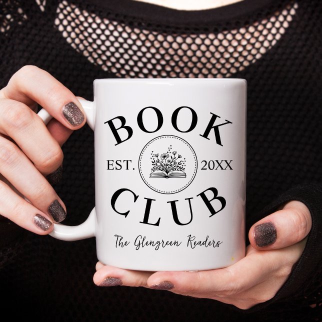 Book Lovers Book Club Personalized Coffee Mug (Creator Uploaded)