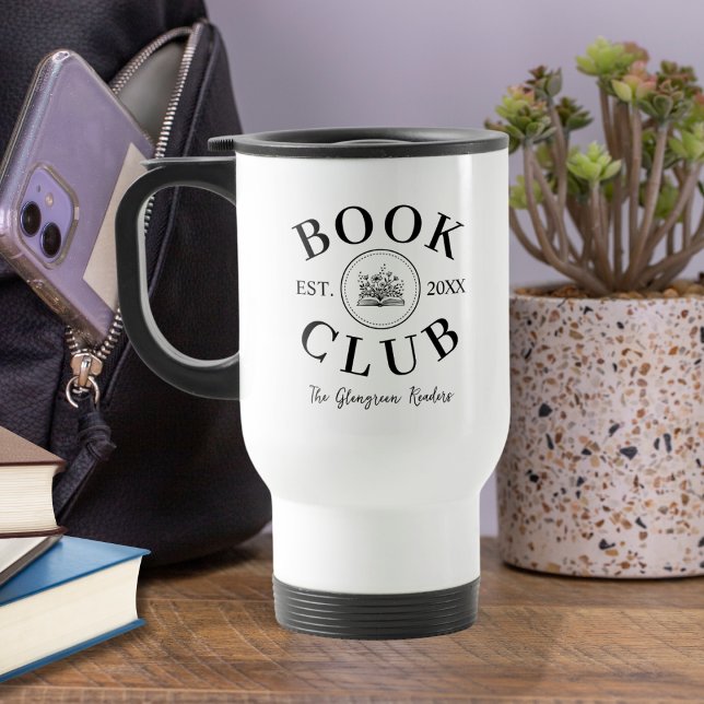 Book Lovers Book Club Personalized Travel Mug (Creator Uploaded)