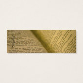 book lover's bookmark (Back)