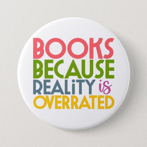 Book Lovers Button