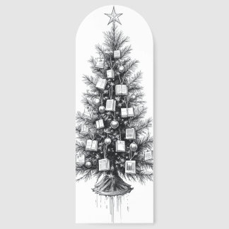 Book Lover's Christmas Tree Bookmarks
