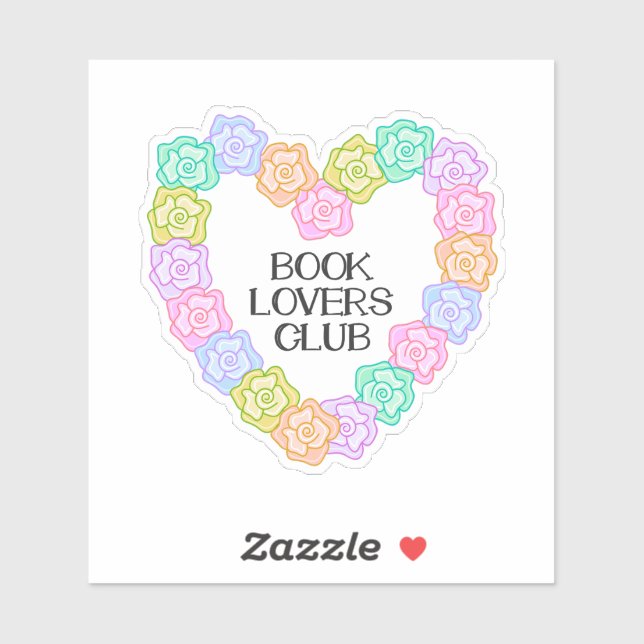Book Lovers Club Sticker (Sheet)