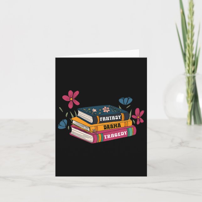 Book Lovers Fantasy Drama Tragedy Subtle 8647 Trum Card (Front)