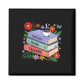 Book Lovers Fantasy Drama Tragedy Subtle 8647 Trum Magnet