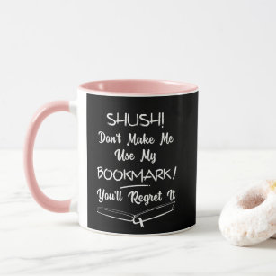 Large Black Mug Funny Book Lover Mug If you can read this..