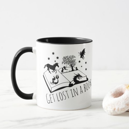 Book Lovers Get Lost in a Book Mug