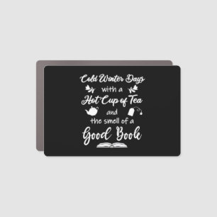 Book Lovers Gifts Christmas Reading Car Magnet