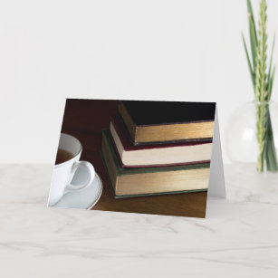 Book lovers holiday card