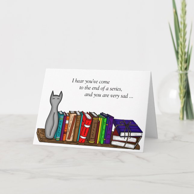 Book Lover's Humor | Gentle Hugs Card (Front)