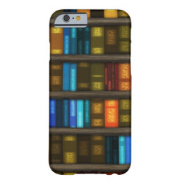 Book Lovers &amp; Librarians Colorful Books on Shelf Barely There iPhone 6 Case