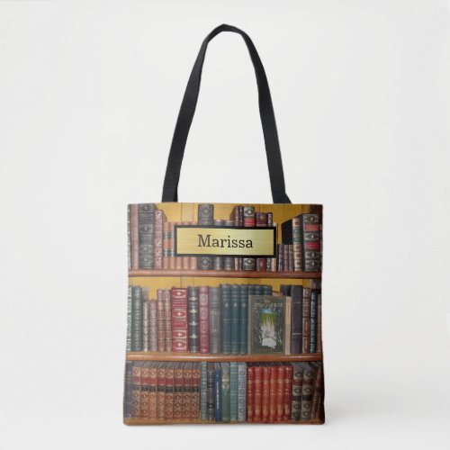 Book Lovers Library Hardcover Edition Books   Tote Bag