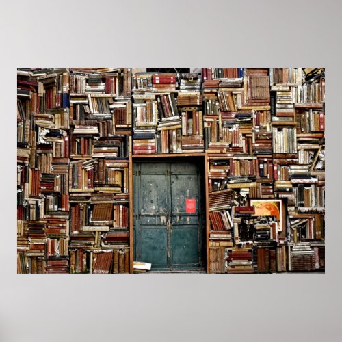 Book Lovers Library Poster