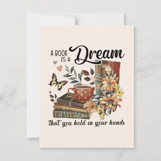 Book Lovers Note Card (Front)