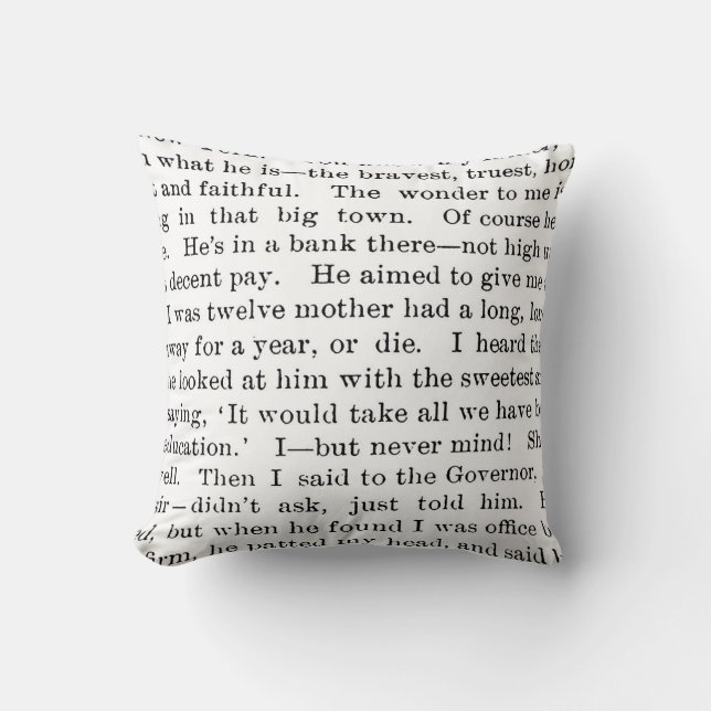 Book Lovers Pillow (Front)