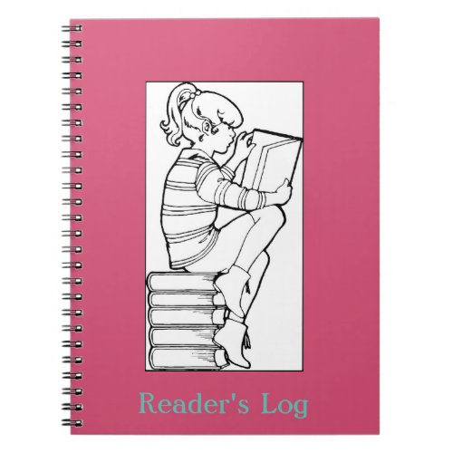 Book Lovers Readers Log Girl Reading Books Image