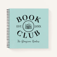 Book Lovers Reading Club Personalized Notebook