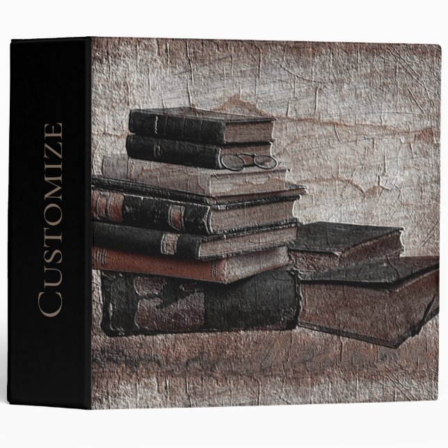 Book Lovers Vintage Binder (Front/Spine)