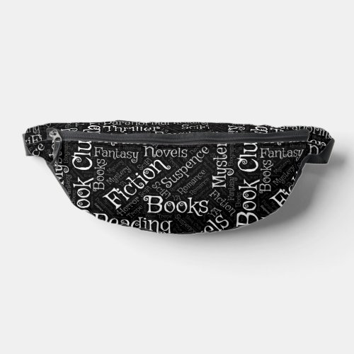 Book Lovers Word Cloud Fanny Pack