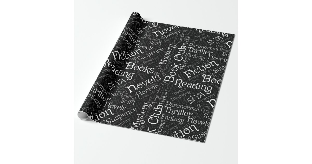 Book pattern Wrapping Paper