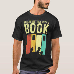 Book Men Women Reading Readers Librarian T-Shirt