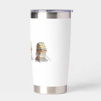 Book Mug Gifts for Book Lovers Insulated Tumbler