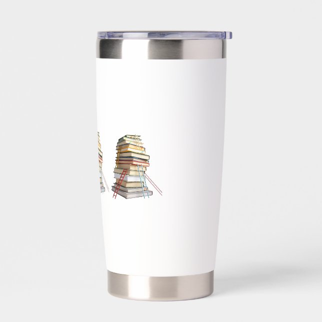 Book Mug Gifts for Book Lovers Insulated Tumbler (Left)