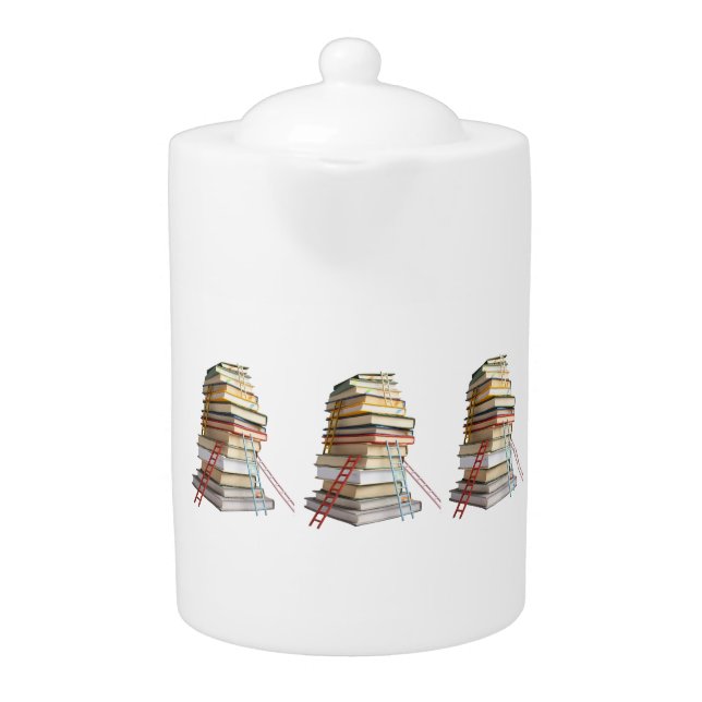 Book Mug Gifts for Book Lovers Teapot (Front)