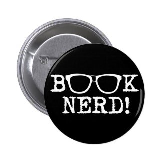 Book Nerd 2 Inch Round Button