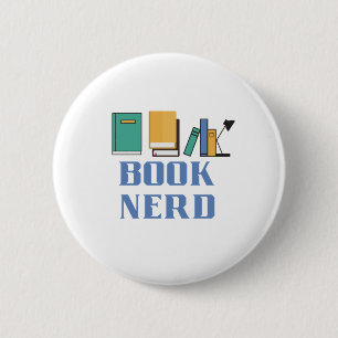 Book Nerd Button