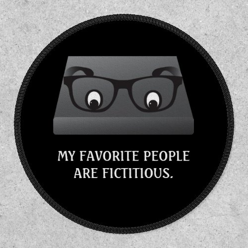 Book Nerd Favorite People Fictitious Funny Patch