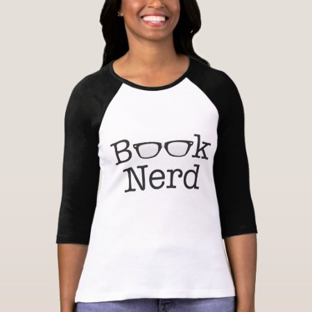 Book Nerd Funny Spectacles Text T-shirt