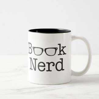 Book Nerd Funny Spectacles Text Two-Tone Coffee Mug