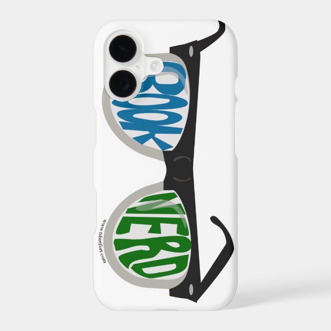 Book Nerd Glasses Case-Mate iPhone Case (Back)