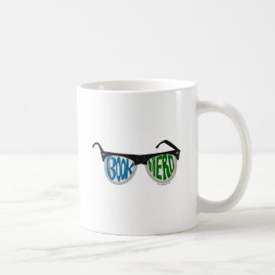 Book Nerd Glasses Coffee Mug