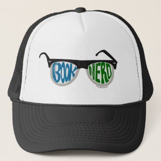 Book Nerd Glasses Fun Reader Cartoon Design