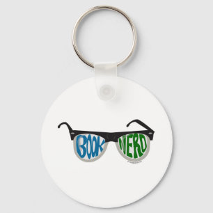 Book Nerd Glasses Keychain