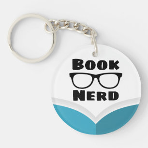 Book Nerd Keychain
