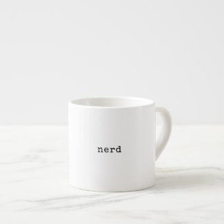 Book nerd Minimalist bookworm Espresso Cup
